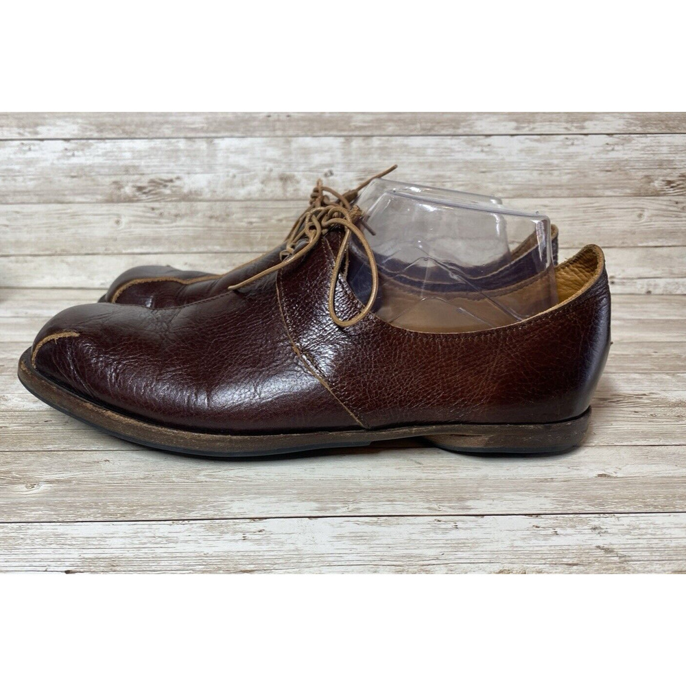 Cydwoq Shoes Womens 40EU / 10US Brown Leather Handmade USA Architectural Vintage - Picture 4 of 16